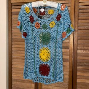 NWT Miss Kelly 1999 Crocheted Top.